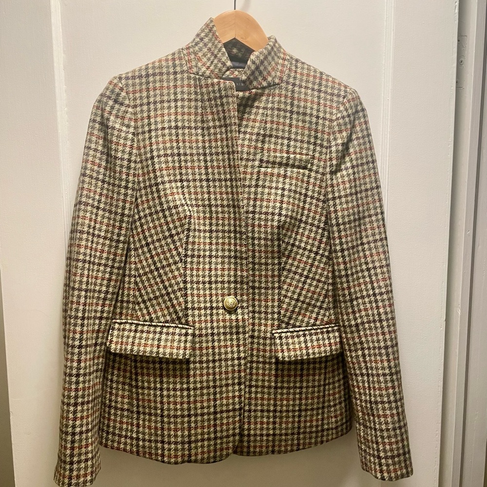 J. Crew English Tweed Regent Blazer -Size 4